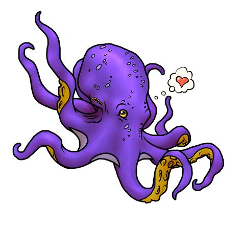 Octopus clipart colored, Octopus colored Transparent FREE ...