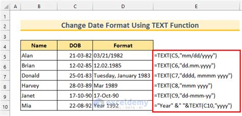 How To Change Date Format In Formula Bar In Excel Printable Templates