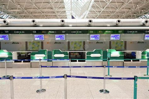 Fiumicino Airport Interior Editorial Image Image Of Indoor 66159255