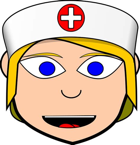 Download Nurse Face Cartoon Royalty Free Vector Graphic Pixabay