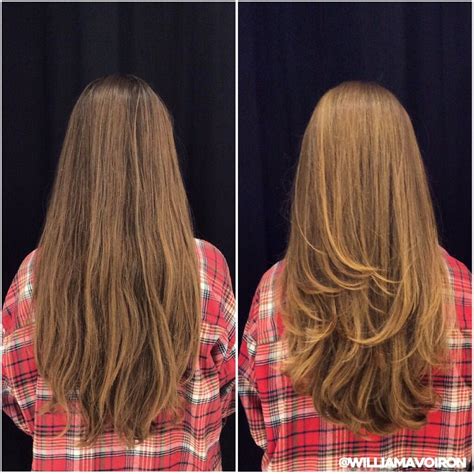 Là, il n'y a pas 36 solutions. Coupe longue dégradé sur des cheveux naturellement fin ...