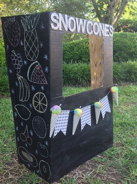 Pretend Play Snow Cone Stand For Kids Jennifer Perkins