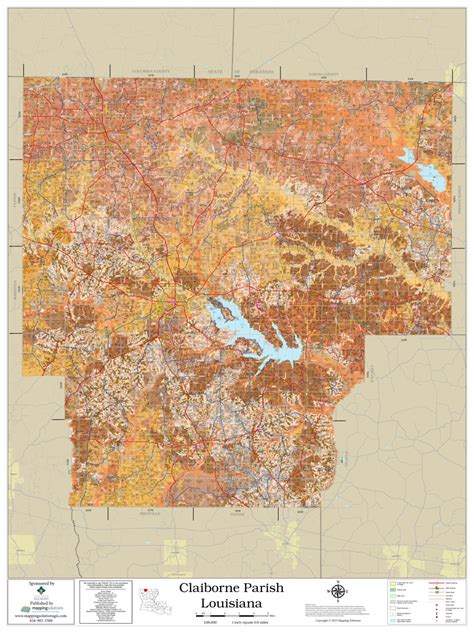 Claiborne Parish Louisiana 2022 Soils Map Mapping Solutions