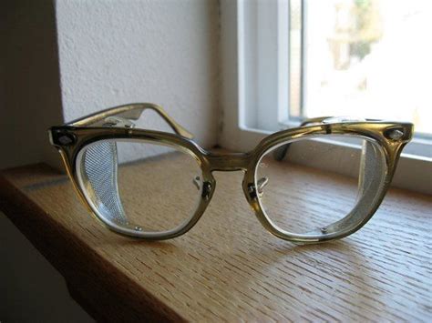 vintage bausch lomb 1950s safety eyeglass frames smoky etsy vintage eye glasses eyeglasses
