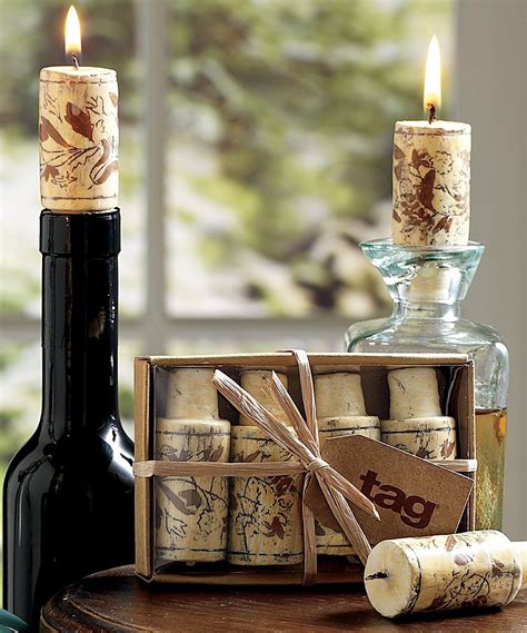 wine cork candles use your wine bottles as candle holders product design wine cork candle
