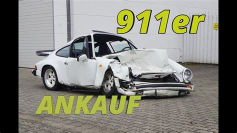 Unfall Porsche 911er Carrera 32 Coupe Frontschaden 1985 Youtube