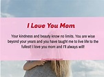 55 Best I Love You Messages For Mom - Wishes And Quotes