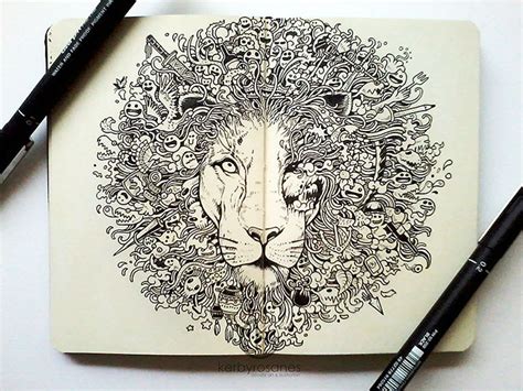 Finding the right pen for the task at hand is crucial. Impressively Detailed Pen Doodles By Kerby Rosanes | Bored ...