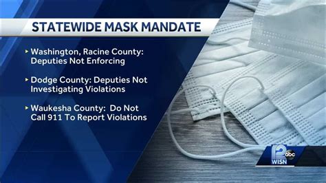 Some Law Enforcement Agencies Say They Wont Enforce Mask Mandate