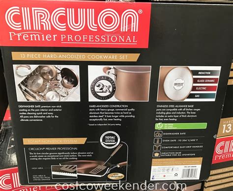 Buy circulon cookware and get the best deals at the lowest prices on ebay! Circulon 13-piece Hard-Anodized Cookware Set | Costco ...