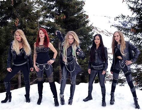 The first new song featuring new lead guitarist larissa! Tag: Burning Witches | NextMosh