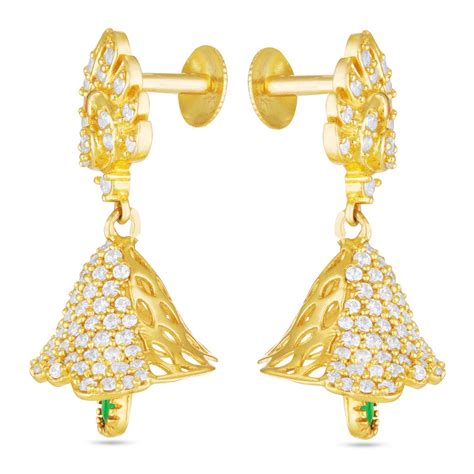 Buy Peacock Bell Earring Svtm Jewels