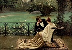 "Couple from Dijon", 1879, by the Irish artist William John Hennessy ...