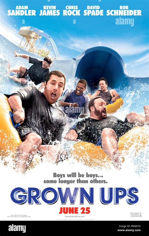 Columbia Pictures Grown Ups Poster Stock Photo Alamy