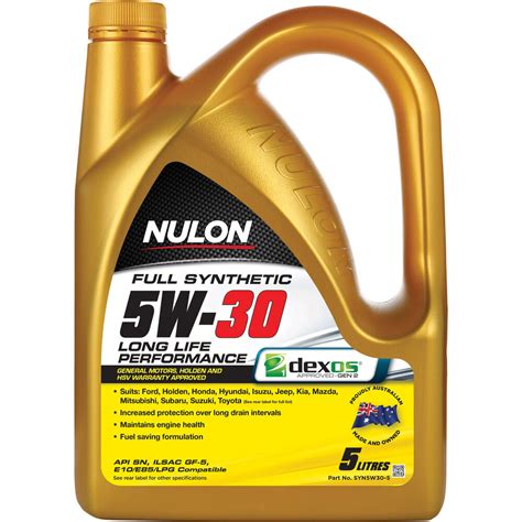 Nulon Full Synthetic Long Life Engine Oil 5w 30 5 Litre Supercheap Auto