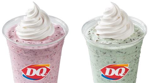 Dairy Queen Canada Adds New Raspberry Chip Shake And New Mint Chip