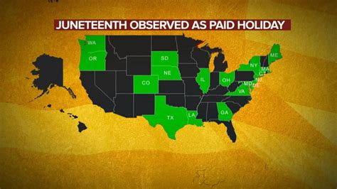 Only 18 States Recognize Juneteenth As Paid Holiday Good Morning America