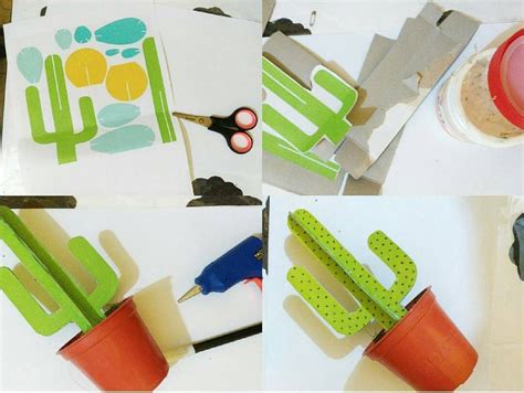Cara membuat celengan dari botol bekas yang lucu dan unik. Gambar 5 Membuat Hiasan Berbentuk Kaktus Flanel Dll Kerajinan Tutorial Kertas di Rebanas - Rebanas