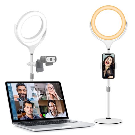 Buy Desktop Ring Light For Video Conferencing Zoom Lighting For