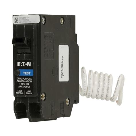 Eaton Type Br 15 Amp 1 Pole Dual Function Afcigfci Circuit Breaker At