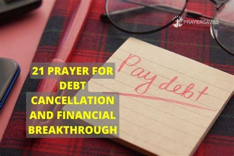21 Powerful Prayer For Debt Cancellation And Financial Breakthrough