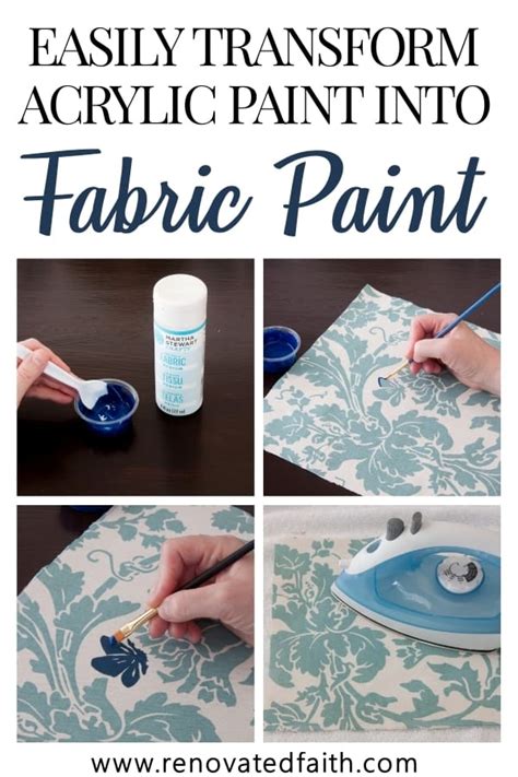 Can You Use Acrylic Paint On Fabric Easiest Fabric Paint Hack