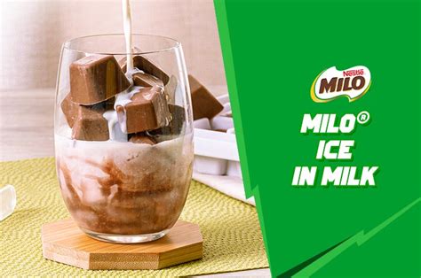 MILO Ice In Milk Cold Chocolate Drink Recipe MILO Philippines