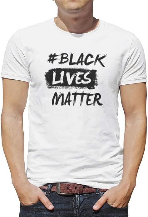 Black Lives Matter Mens T Shirt O Neck Short Sleeve Classics Graphic