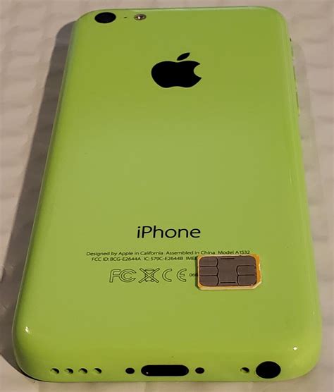 Apple Iphone 5c Unlocked Green 16gb A1532 Lrtf36449 Swappa