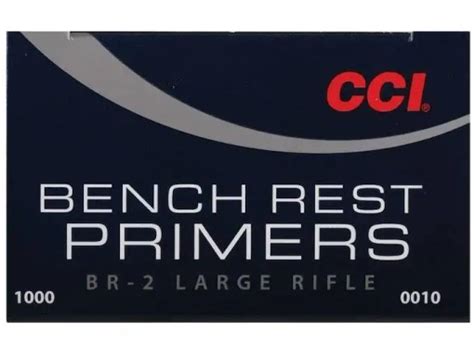 Cci Large Rifle Bench Rest Primers Br2 Box Of 1000 10 Trays Of 100