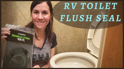 How To Replace Seal Rv Toilet Flush Ball Dometic 210 Diy Youtube