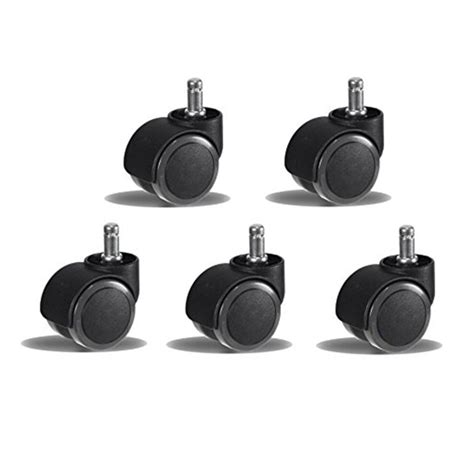 Wsfs Hot 5pcs 50mm Office Chair Casters Universal Mute Caster Nylon