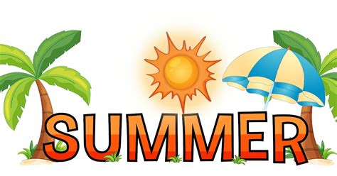 Summer Season July Summer Clip Art Summer Season Clip Art Clipart