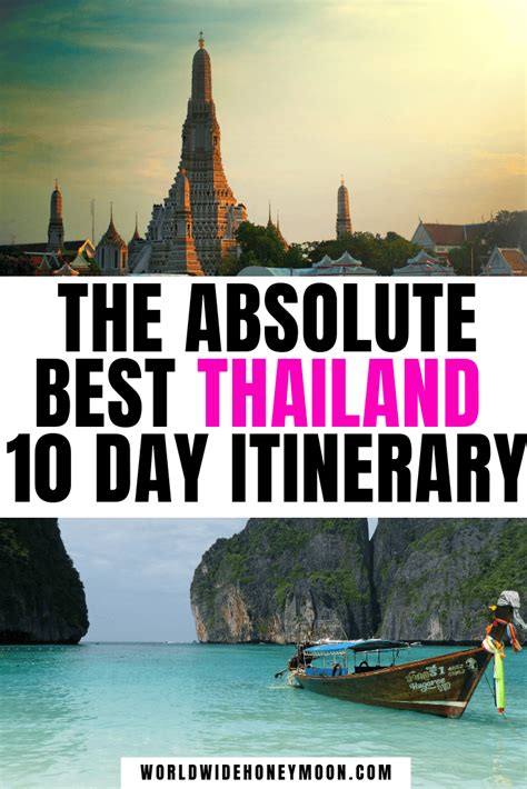 the best 10 days in thailand the perfect thailand itinerary in just 10 days world wide honeymoon