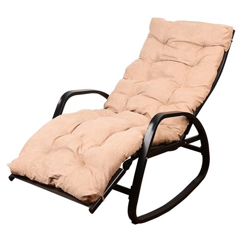 It folds for easy storage and effortless. Sundale Outdoor Indoor Rocking Chair with Cushion ...