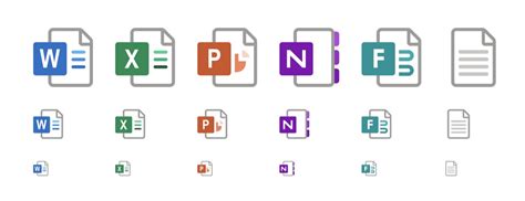 Free Microsoft Office Document Icons Figma Titanui