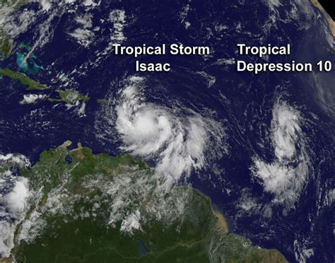 Video Shows Birth Of Tropical Storm Isaac Live Science
