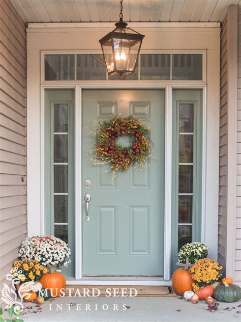 Front Door Decorating Ideas For Fall Shelly Lighting