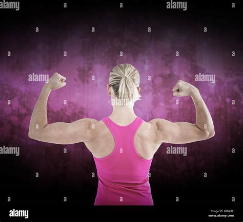 Black Woman Flexing Biceps Hi Res Stock Photography And Images Alamy