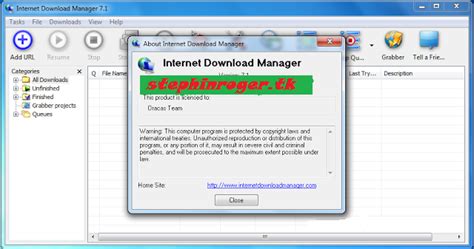 This is a download manager application to maximize internet speed, managing downloaded files, and handle the browser integration. Internet Download Manager (IDM) 7.1 Free Download With ...
