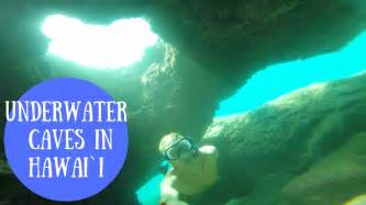 Hawaiis Under Water Caves Free Diving Youtube
