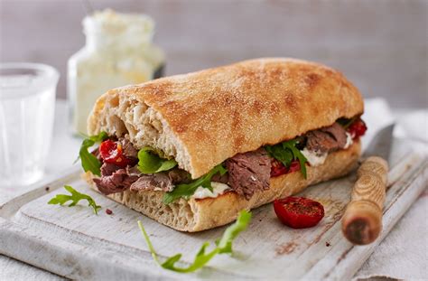 Leftover roast beef and blue cheese sandwich. Ultimate leftover beef sandwiches | Tesco Real Food