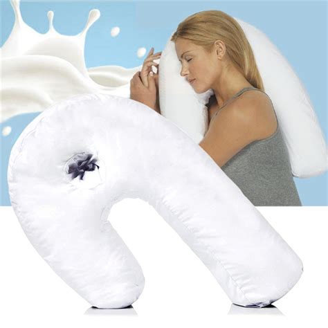 Side Sleeper Contour Pillow For Neck Shoulder And Grandado
