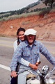 Steve McQueen and future wife Barbara Minty ride along the Pacific ...