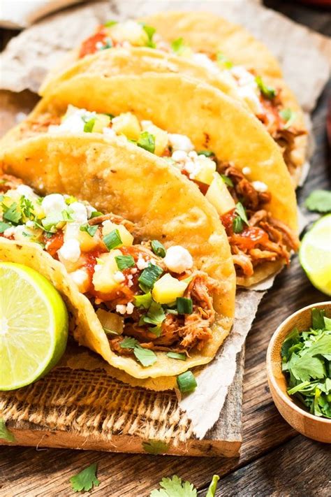 Me, i do keto ketogenics so pulled pork is right up there with my healthy choices… if… if: Slow Cooker Pineapple Pulled Pork Tacos | Pork recipes for ...