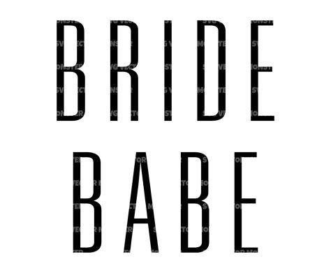 Bride Babe Svg Bride Squad Svg Bride Tribe Svg Team Bride Etsy Australia