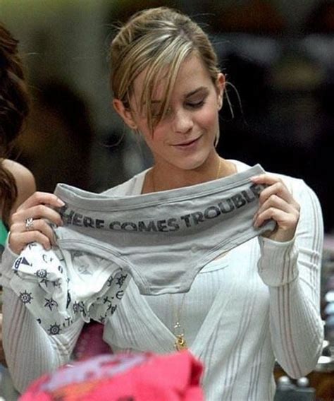 Emma Watson Goes Shopping For Panties Jihad Celebs