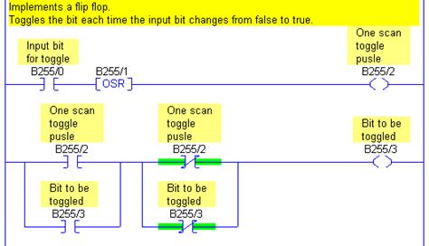 Ladder logic symbols plc programming. AB PLC5 - same bit XIC/XIO on left & unlatched on right ...