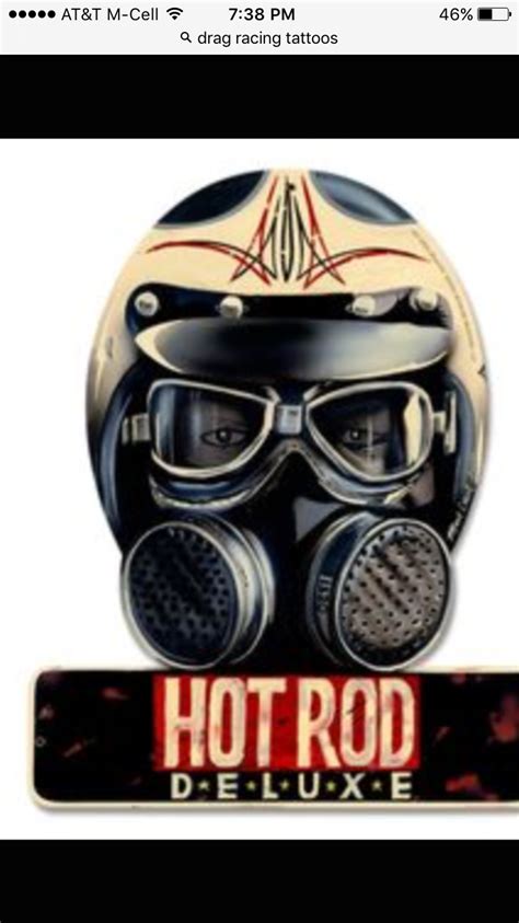 Motorrad Helm Halter Hot Rods Vintage Hot Rod Drag Racing