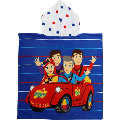Wiggles Big Red Car Hooded Towel Big W